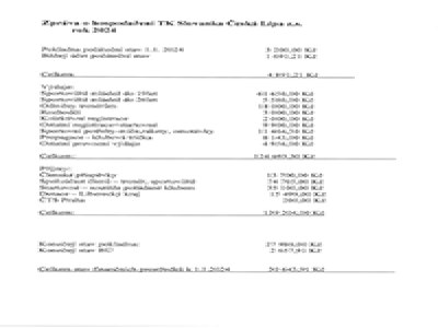 2024 zaverecna zprava hospodareni TK Slovanka CL 1